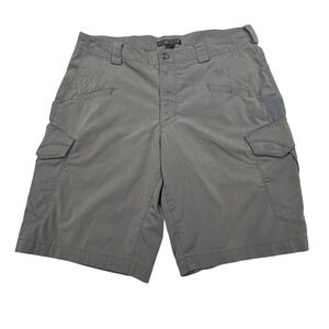 511 Tactical Men Gray Herringbone Cargo Shorts Size 34 Utility Outdoor